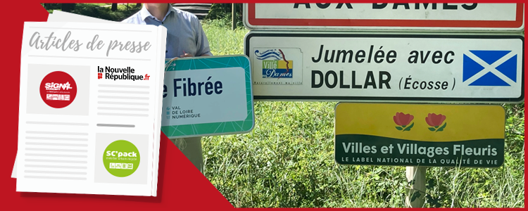 La Ville-aux-Dames est la première commune d'Indre-et-Loire et du Loir-et-Cher à bénéficier de la fibre optique à 100 %. © (Photo NR, Matthieu Naizet)
