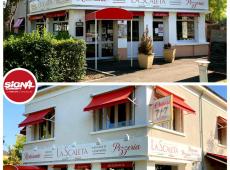 Changement de nom dit changement d'enseigne pour le restaurant La Scaleta de St-Cyr-sur-Loire.