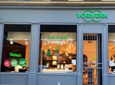 Déploiement d'adhésifs vitrine pour les magasins VORWERK de Toulouse, Lyon et Paris !
