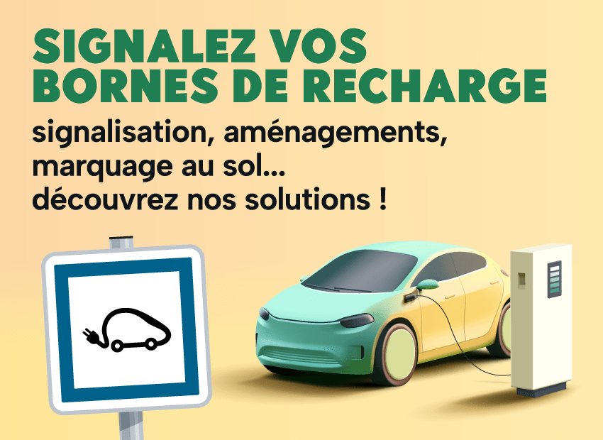 Signalez vos bornes de recharge pour voitures électriques